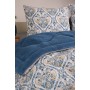 ETE HOMETEX ÇİFT KİŞİLİK LÜX WELSOFT YORGAN SETİ 195X215CM AKSU İNDİGO 8696474231943